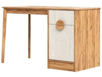 Стол письменный Сиена - Крафт золотой/Шелковый камень