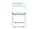 Fold складной clear gray-blue Пластиковый стул