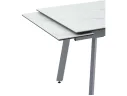 Стол обеденный STOOL GROUP Тайл 140-200*85 Snow white, подстолье серое арт. 1568359