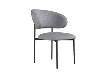 Стул DikLine 201 NS10 GREY, ножки черные