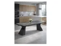 Денхольм 240(300)х100х75 mosco nero matt / черный Керамический стол арт. 1576607