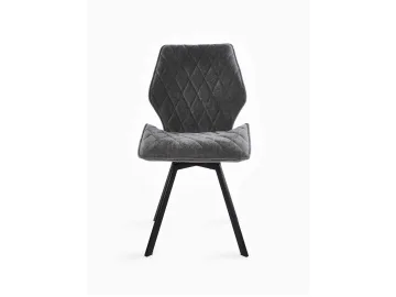 Стул Рафаэль с поворотным механизмом,  Черный/Антрацит люкс Б28