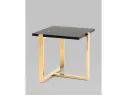 Журнальный столик STOOL GROUP Тоби 61*61 Черный мрамор/Золото арт. 1568183