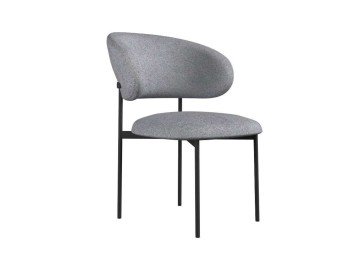 Стул DikLine 201 NS10 GREY, ножки черные