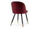 Gabi wine red / black Стул на металлокаркасе арт. 1350197