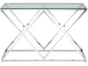 Консоль Stool Group ИНСИГНИЯ 120х40 Прозрачное стекло/Сталь серебро арт. 1598827