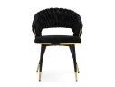 Rakel black / gold Стул на металлокаркасе