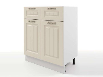 Шкаф напольный Мария с 2-мя ящиками и дверцами 600х820х476