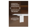 Мален 240x110 белый мрамор / белый Стол стеклянный