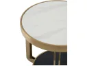 Стол журнальный STOOL GROUP Калисто 55*55 Светлая и темная керамика арт. 1568377