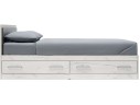 Фиеста NEW Кровать 1,6м с ящиками (Дуб крафт белый/Графит) арт. 1213995