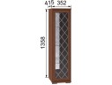 Ричард Пенал-витрина РШ-4 орех донской арт. 1359507
