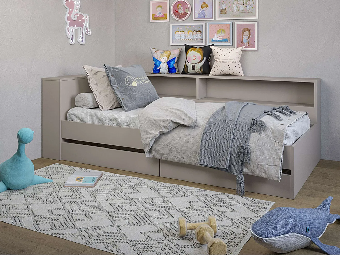 Кровать Ксения (90х200) арт. 5513300170008