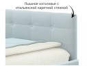 Односпальная кровать-тахта Bonna 900 мята пастель с подъемным механизмом и матрасом АСТРА арт. 742425