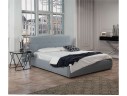 Мягкая кровать Selesta 1400 серая с матрасо PROMO B COCOS с подъемным механизмом арт. 657715