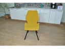 Стул Ч черный/велюр Горчица арт. 1350985