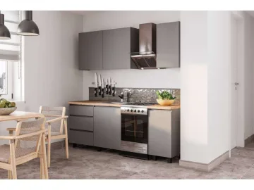 Готовая кухня Асти 1,6м, Графит