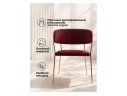 Kamelia 1 wine red / gold Стул на металлокаркасе