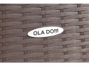 Набор мебели Ola Dom  коричневый,  (2стула+стол 76x76см) (коричневый) арт. 1606691