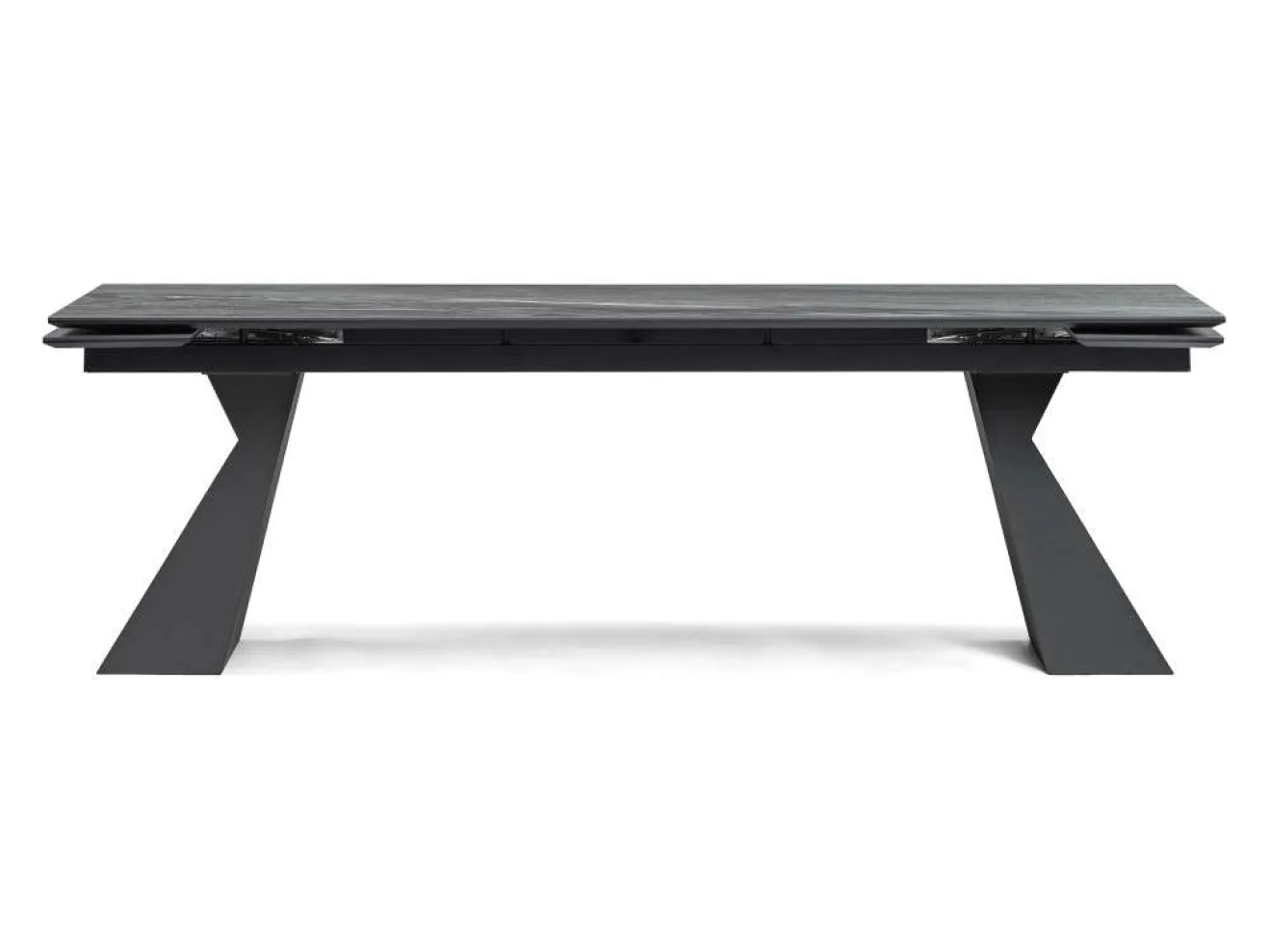 Денхольм 240(300)х100х75 mosco nero matt / черный Керамический стол арт. 1576607