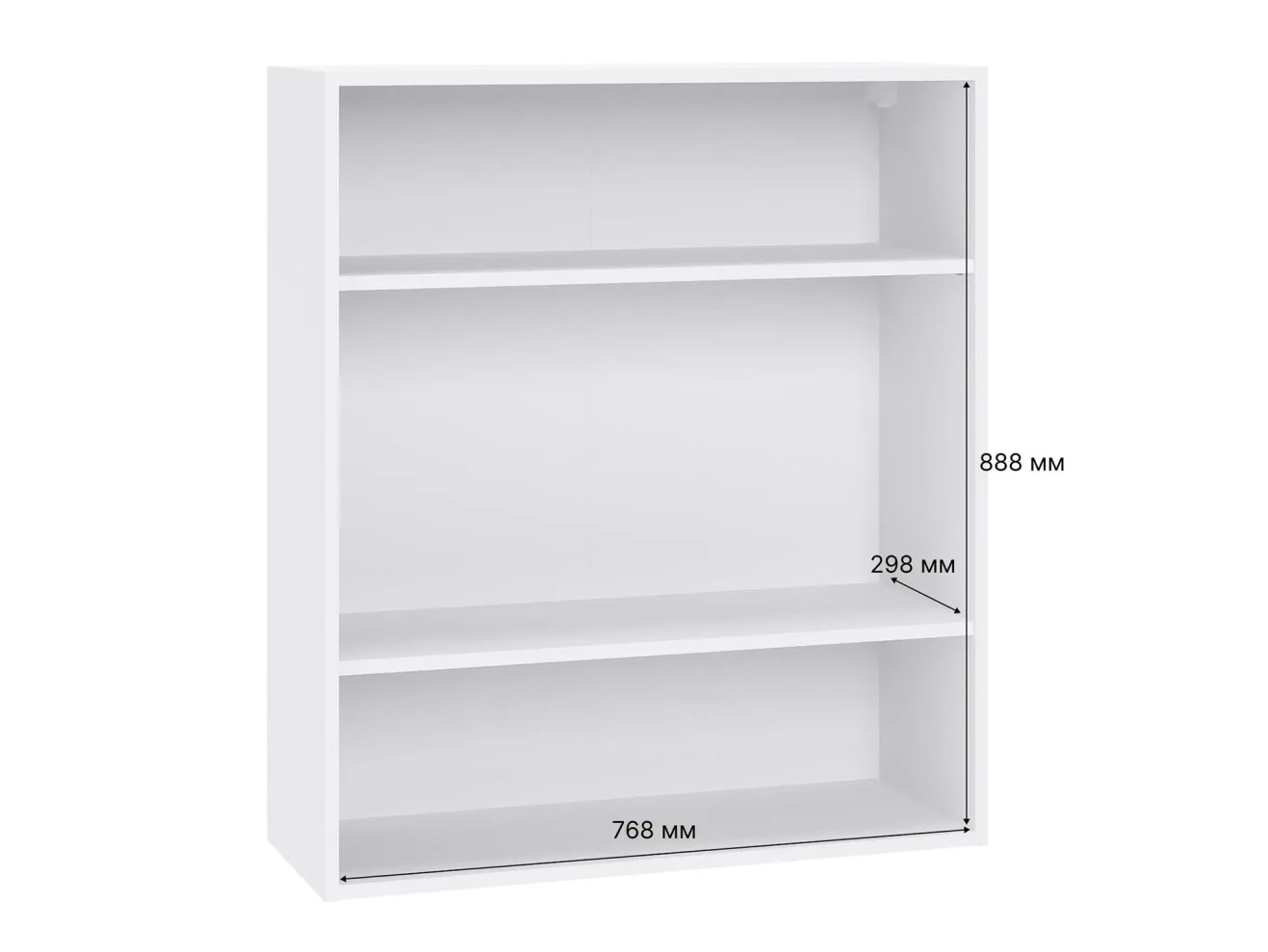 Шкаф навесной Глетчер 80х92х31,8 арт. 1619545
