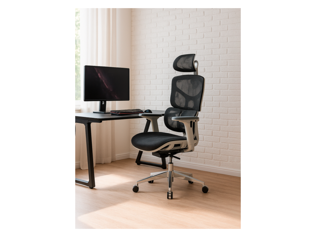 Samur black / gray Офисное кресло
