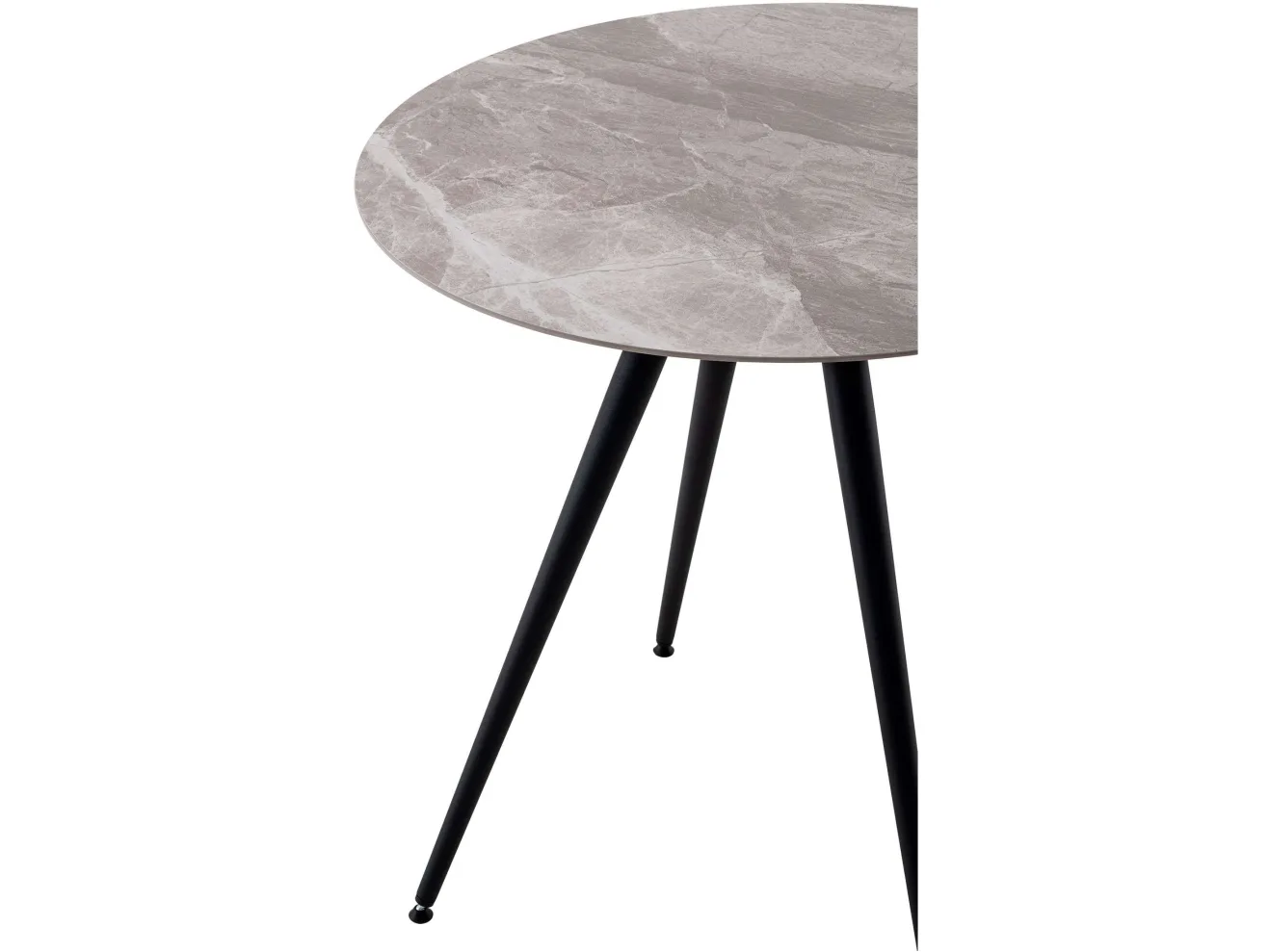Стол обеденный STOOL GROUP Ники круглый керамика 800 Italian light grey арт. 1568265