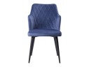 Velen dark blue Стул на металлокаркасе