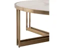 Стол журнальный STOOL GROUP Алиада 90*90 Светлая керамика/шампань арт. 1568289