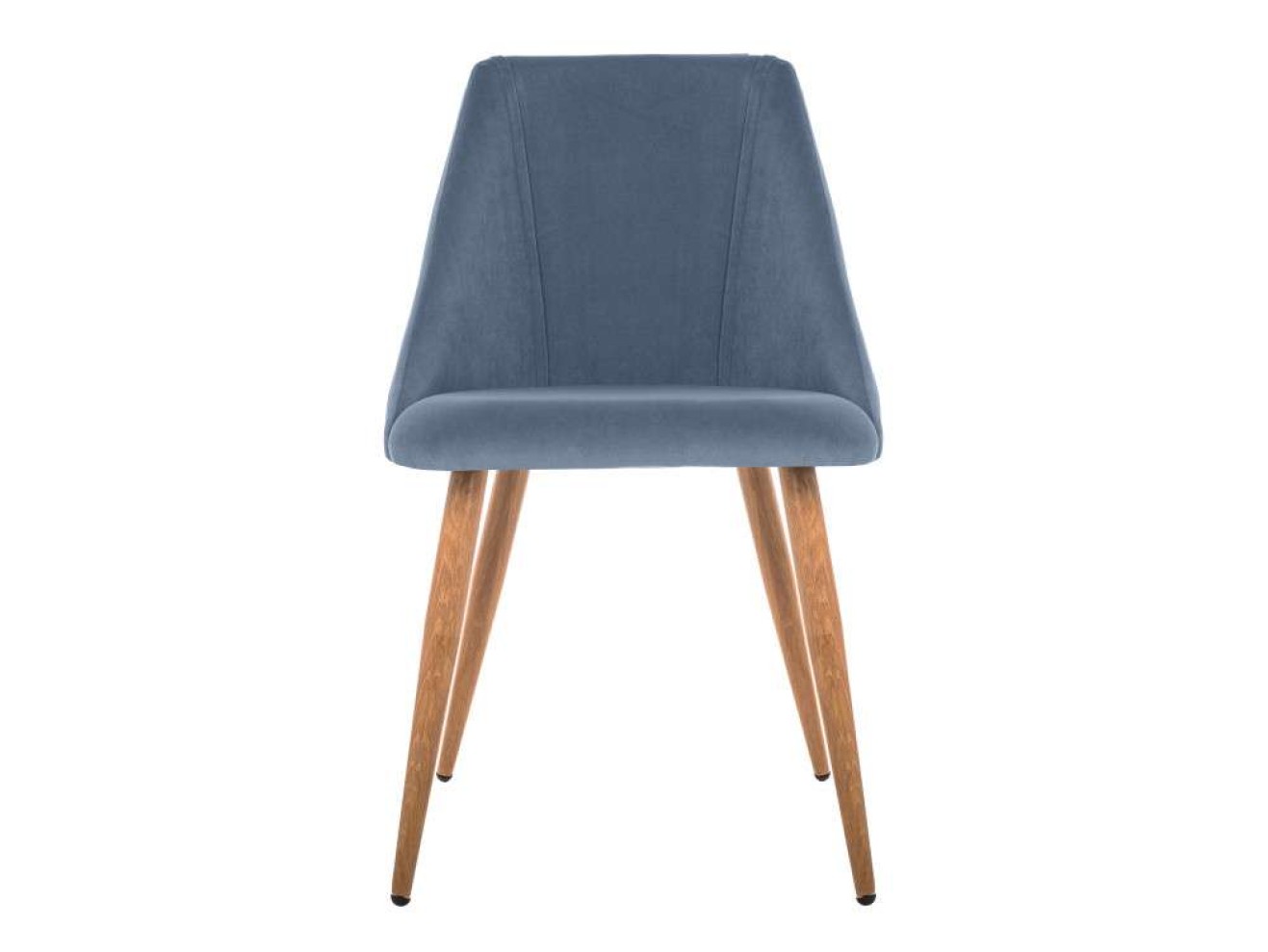 Morgan blue / wood Стул на металлокаркасе