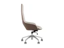 Кресло руководителя STOOL GROUP TopChairs Soulo бежевый/коричневый арт. 1568053