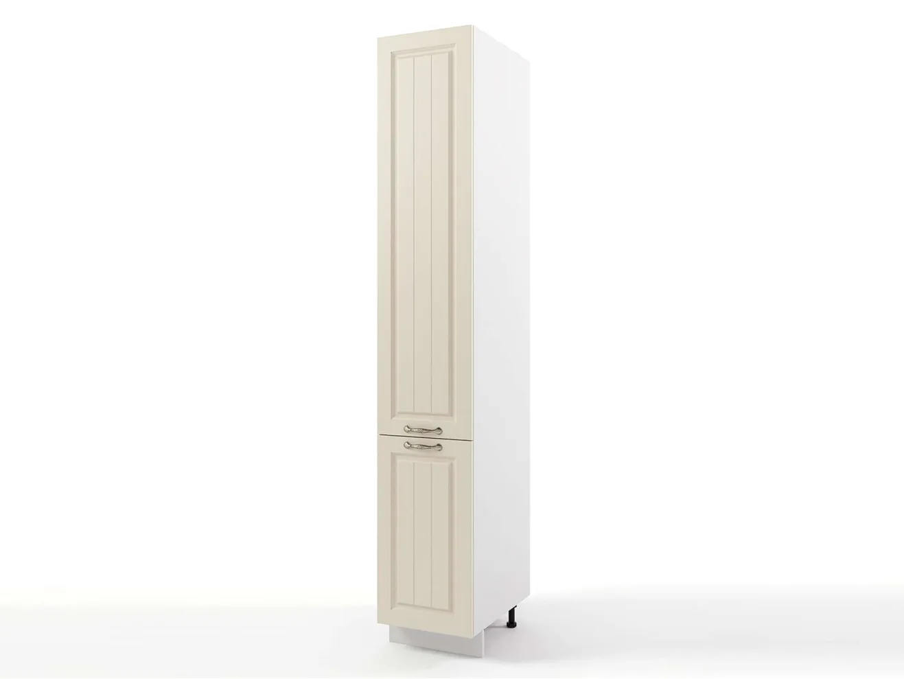 Шкаф-пенал напольный Мария высокий 400х2340х576 Крем/ Белый арт. 1375421