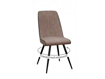 Стул DikLine 324 поворотный B5 LATTE, ножки черные