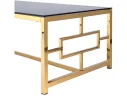 Журнальный стол Stool Group БРУКЛИН 120х60 Стекло smoke/Сталь золото арт. 1599285