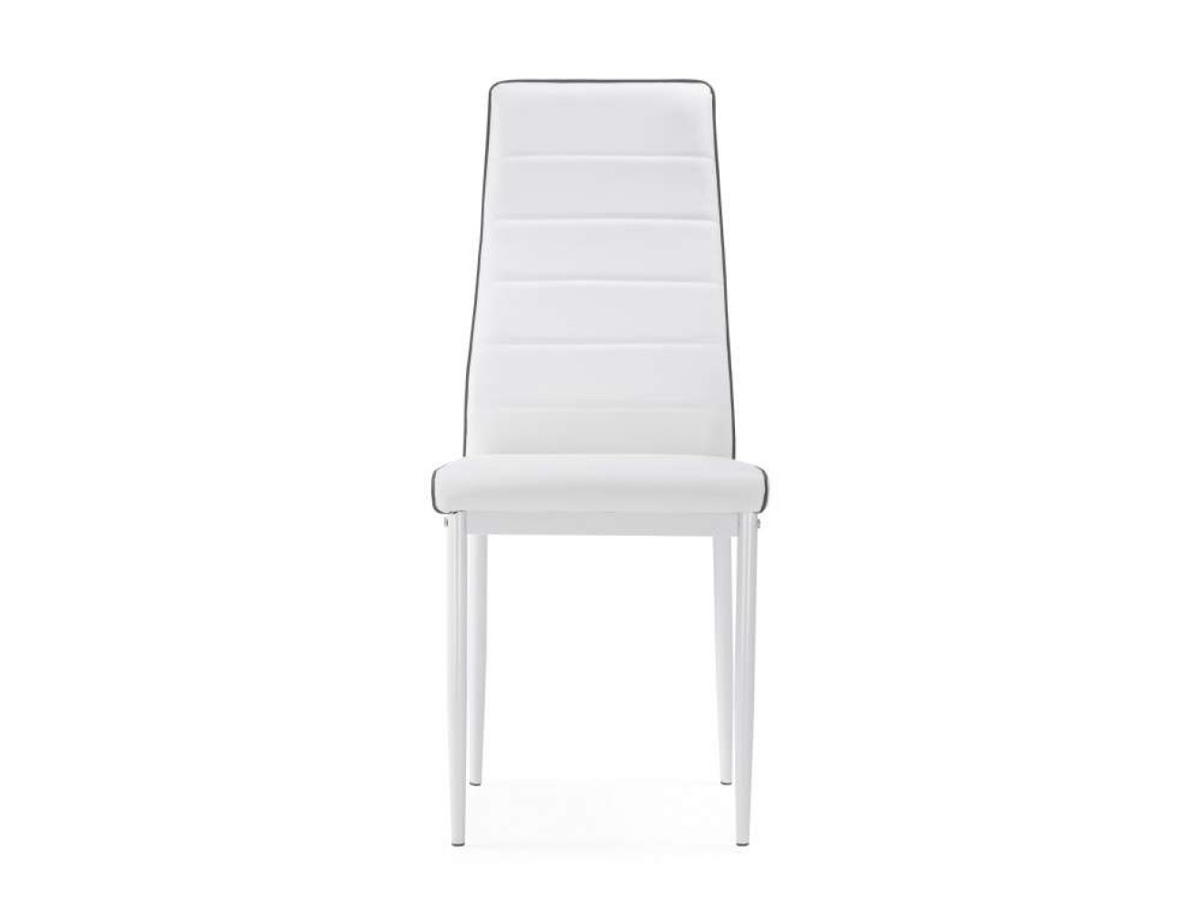 на металлокаркасе DC2-001 white / black Стул на металлокаркасе