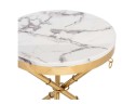 Monika 50х55 marble / gold Журнальный стол арт. 987431