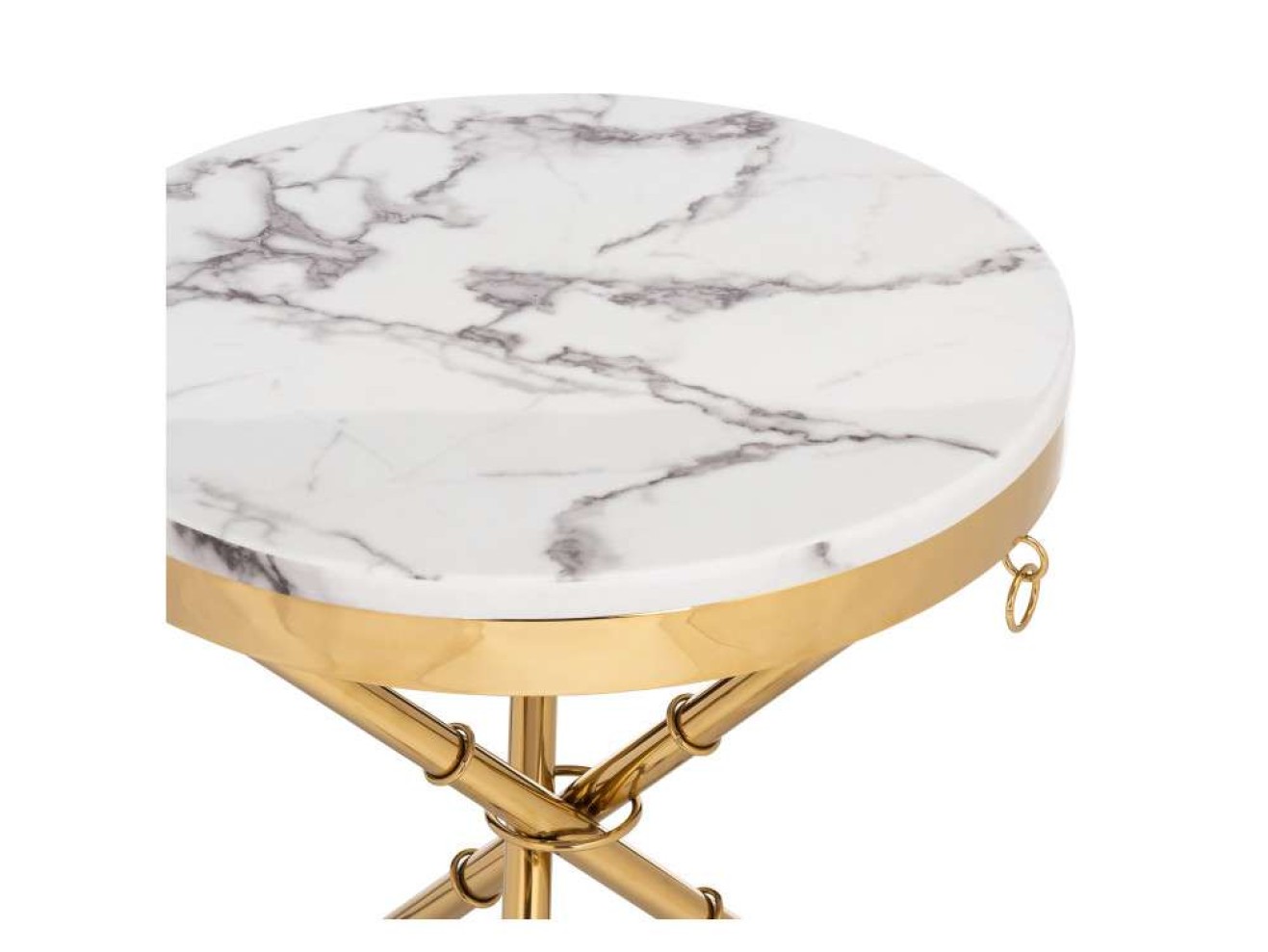 Monika 50х55 marble / gold Журнальный стол арт. 987431
