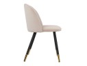 Gabi beige / black / gold Стул на металлокаркасе арт. 1350195