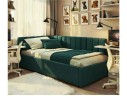 Мягкая кровать Milena 1400 изумруд с подъемным механизмом арт. 1576041
