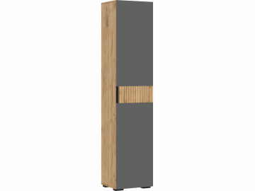 Пенал 400 (Графит, Крафт золотой)