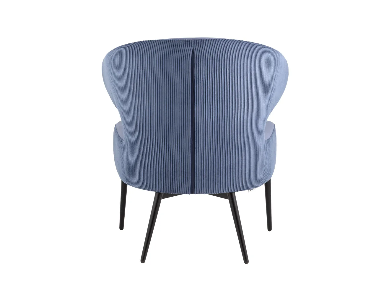 Кресло лаунж STOOL GROUP Royal Stripes Велюр синий арт. 1582617903