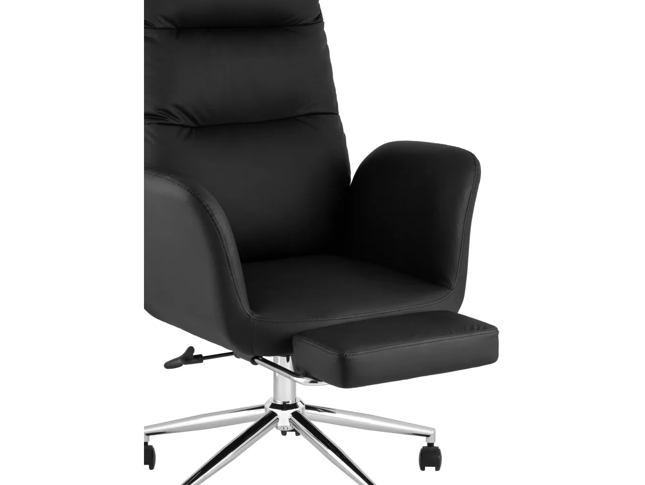 Кресло руководителя STOOL GROUP Solid NC с оттоманкой Черный арт. 5298896302
