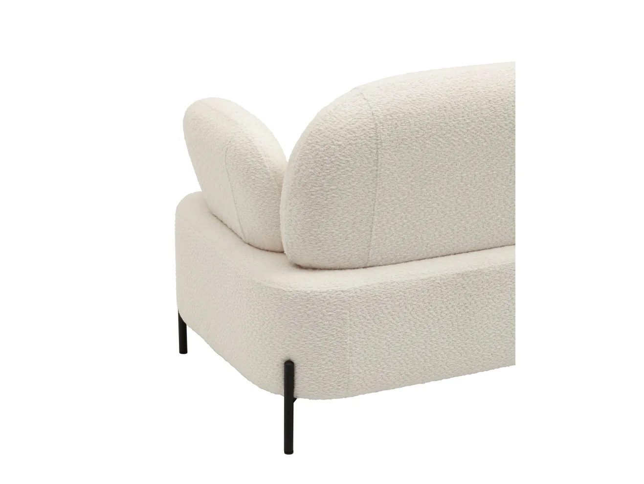 Диван STOOL GROUP Кэнди букле белый арт. 7111963905
