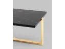 Журнальный столик STOOL GROUP Тоби 109*66 Черный мрамор/Золото арт. 7093821901