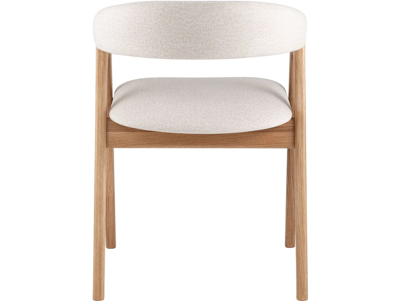 Стул STOOL GROUP Рен массив дуба Велюр кремовый/Бесцветный матовый арт. 4948792708