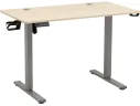Стол STOOL GROUP с регулировкой высоты 110х60 Серый, столешница светлое дерево арт. 3301841204