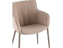 Стул STOOL GROUP Твигги Шенилл бежевый, каркас бежево-серый арт. 3252455808