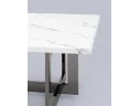 Журнальный столик STOOL GROUP Нэйтан 122*61 Белый мрамор/Темный хром арт. 9101689001
