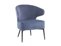 Кресло лаунж STOOL GROUP Royal Stripes Велюр синий арт. 1582617903