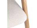 Стул STOOL GROUP Рен массив дуба Велюр кремовый/Бесцветный матовый арт. 4948792708